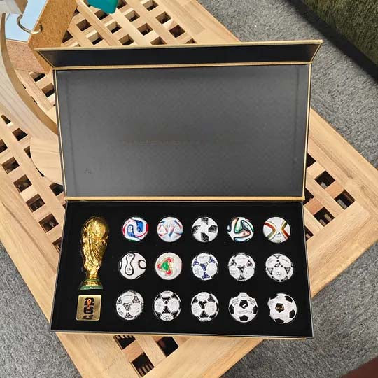 Historic Football Mini Ball Collection Display Set