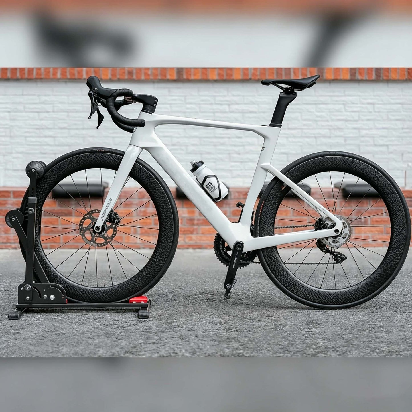 Stable Foldable Double-Leg Bicycle Stand